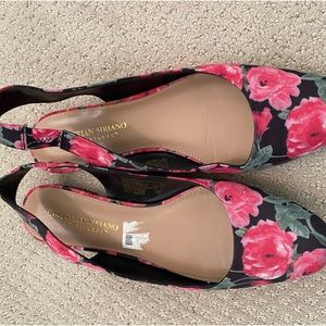 Christian Siriano sling back shoes